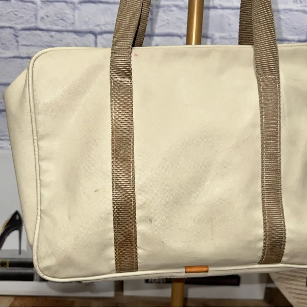 Jon Hart Messenger Laptop Briefcase Bag Tan With Handles Large bag